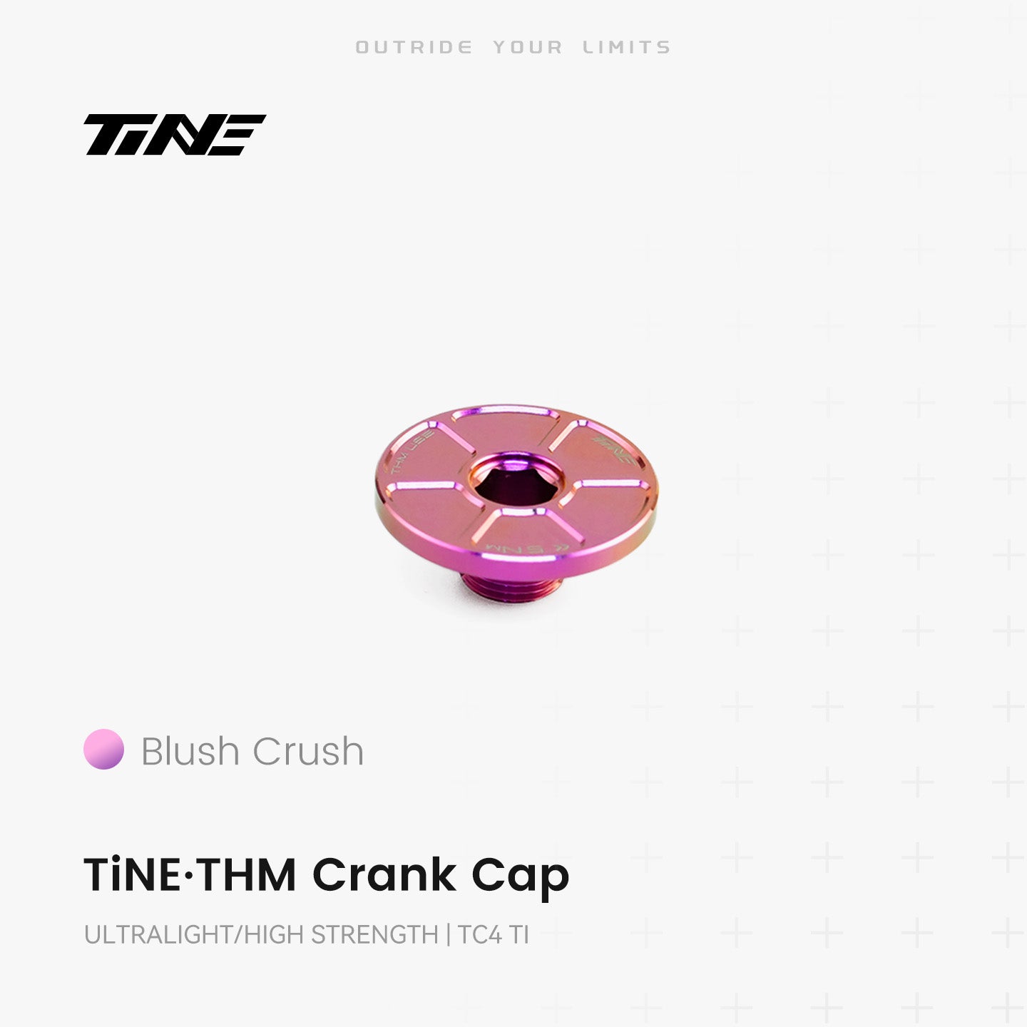 THM·SRM Series Crank-systems Titanium Crank Cover upgrade Kit