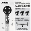 Titanium Bicycle Computer Mount Compatible for Roval Rapide Cockpit Integrated-Bar Handlebar, HYPERLIGHT Model