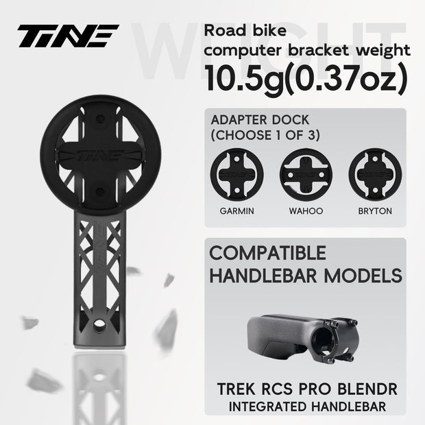 Titanium Bicycle Computer Mount Compatible for TREK RCS Pro Blendr, HYPERLIGHT Model