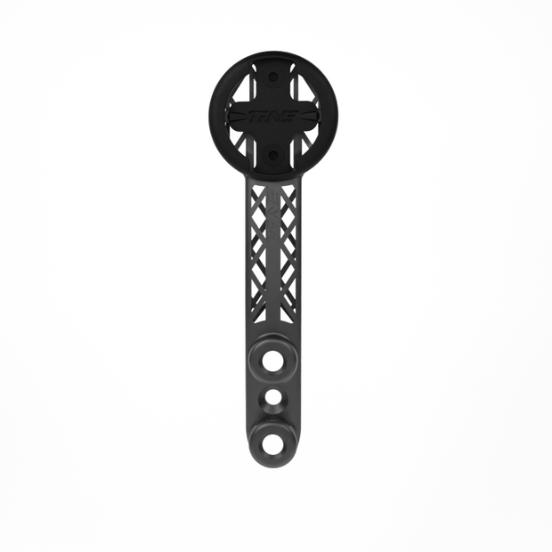 Titanium Bicycle Computer Mount Compatible for VISION Metron 5D ACR Integrated-Bar Handlebar, HYPERLIGHT Model