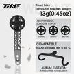 Titanium Bicycle Computer Mount Compatible for AURUM ESSENTIA Integrated-Bar Handlebar, HYPERLIGHT Model