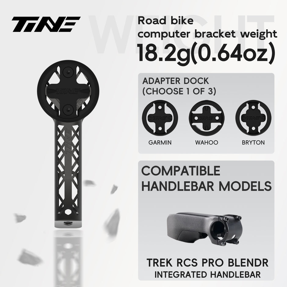 Titanium Bicycle Computer Mount Compatible for TREK RCS Pro Blendr, TURBO Model
