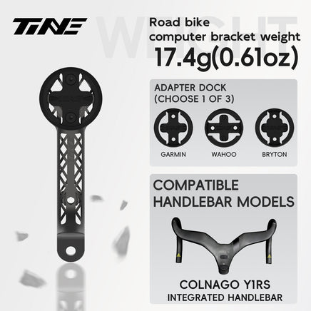 Titanium Bicycle Computer Mount Compatible for COLNAGO Y1RS Integrated-Bar Handlebar, TURBO Model