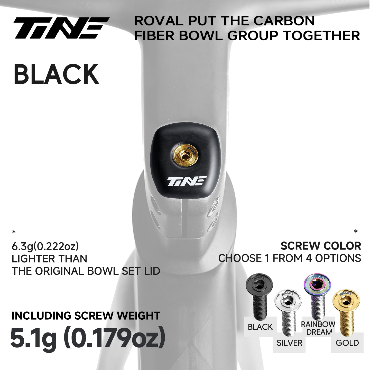 Carbon Headset Top Cover compatible with S-WORKS Roval Rapide, 8 Styles Option