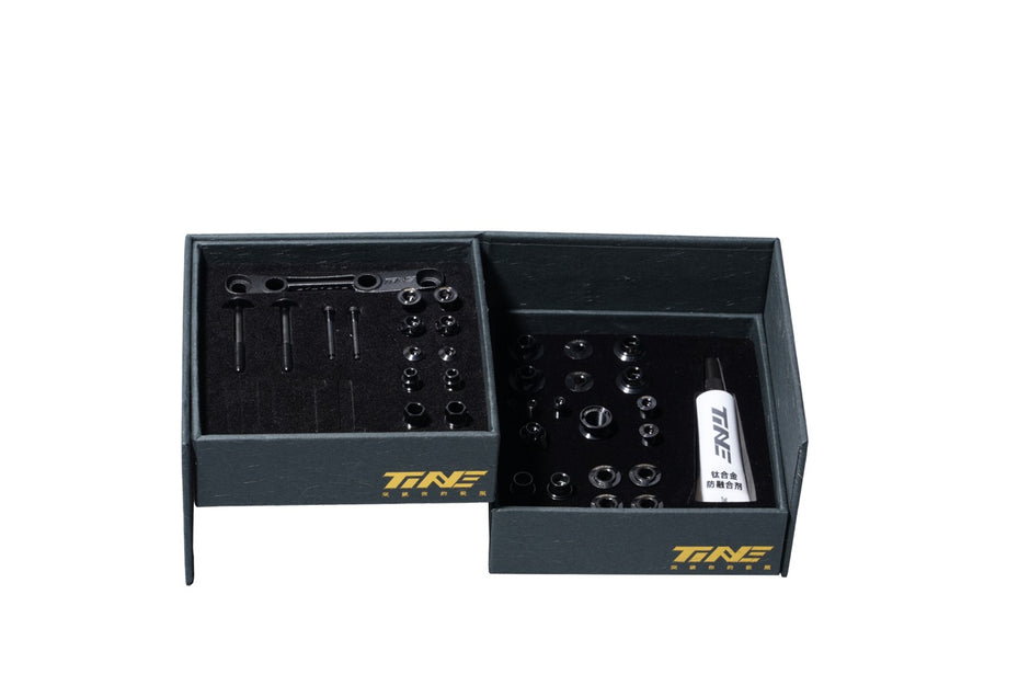 Full Bike Titanium Bolt Kit in Inkwell Rhythm - Complete Replacement Set