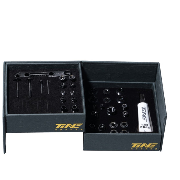 Full Bike Titanium Bolt Kit in Inkwell Rhythm - Complete Replacement Set