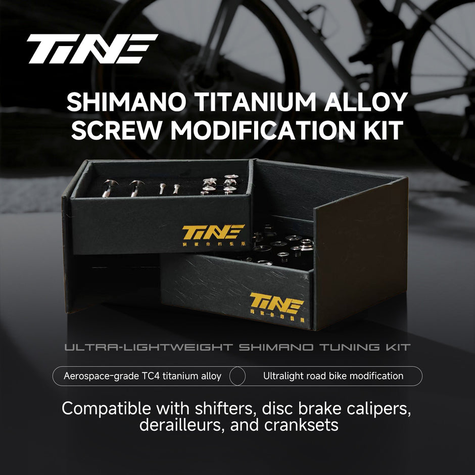 SHIMANO-Compatible Complete Bicycle Screw & Bolt Kit, Aurora Multicolor