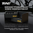 SHIMANO-Compatible Complete Bicycle Screw & Bolt Kit, Aurora Multicolor