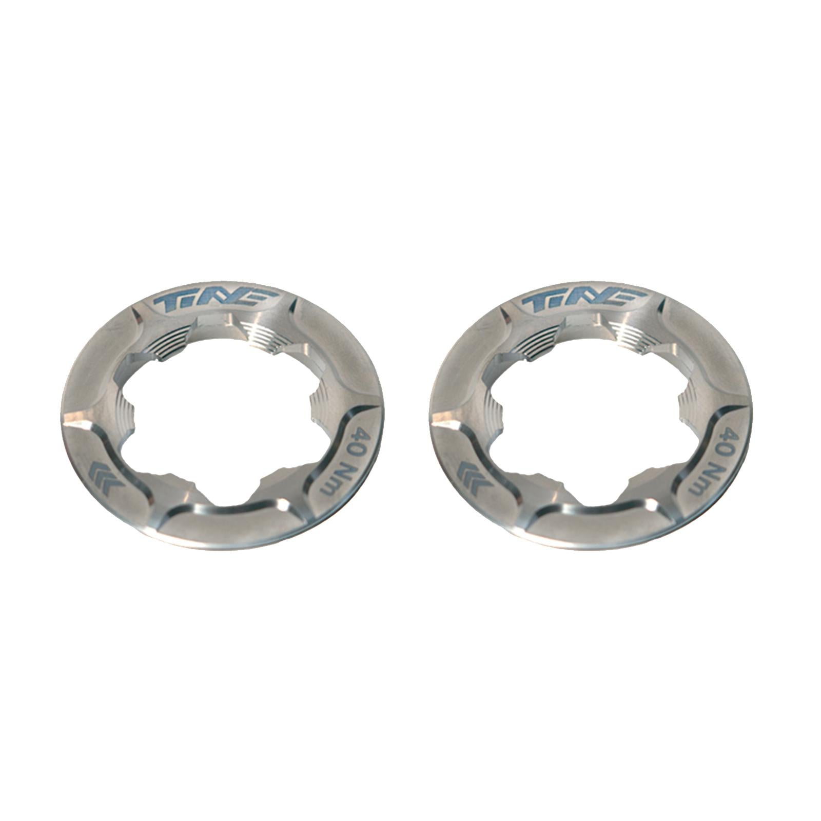 Center-Lock Disc Brake Lock-Ring Cap, Lunar Silver