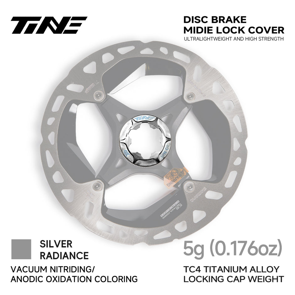 Road Bike Center Lock Hub Cap (Set of 2) - Dust Cover for Disc Brake Rotor Mount