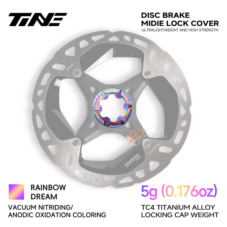 Road Bike Center Lock Hub Cap (Set of 2) - Dust Cover for Disc Brake Rotor Mount