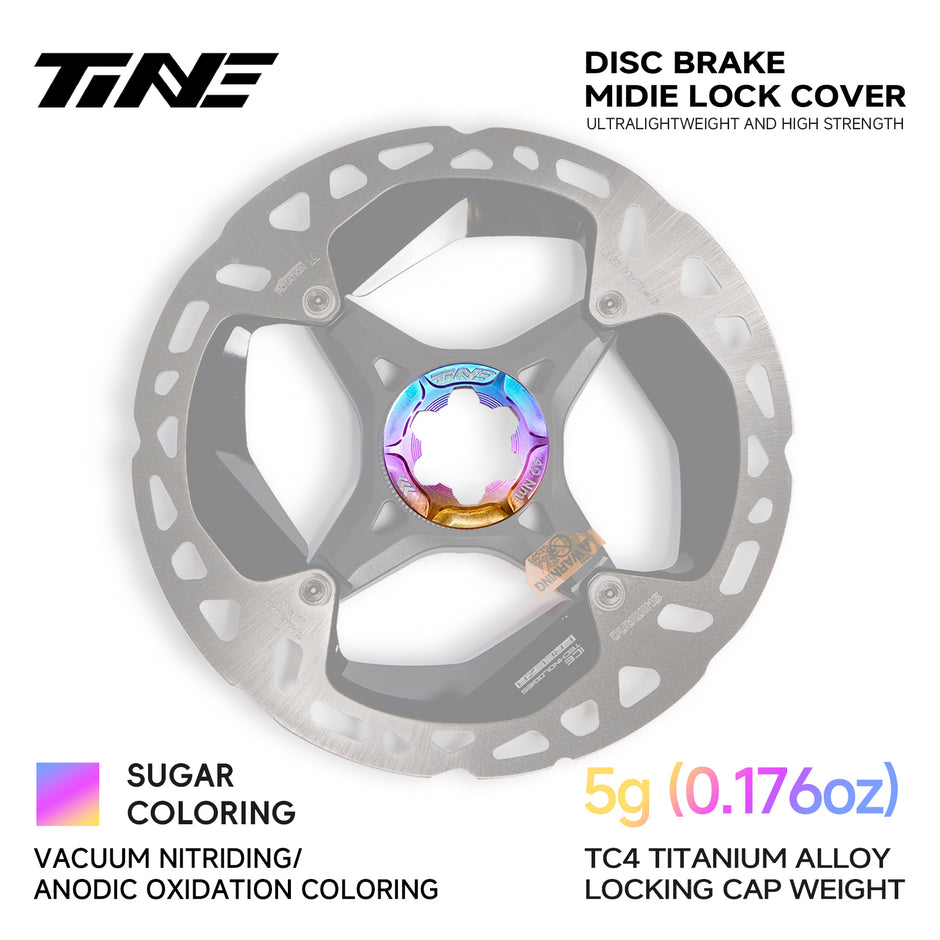 Road Bike Center Lock Hub Cap (Set of 2) - Dust Cover for Disc Brake Rotor Mount