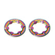 Center-Lock Disc Brake Lock-Ring Cap, Aurora Multicolor