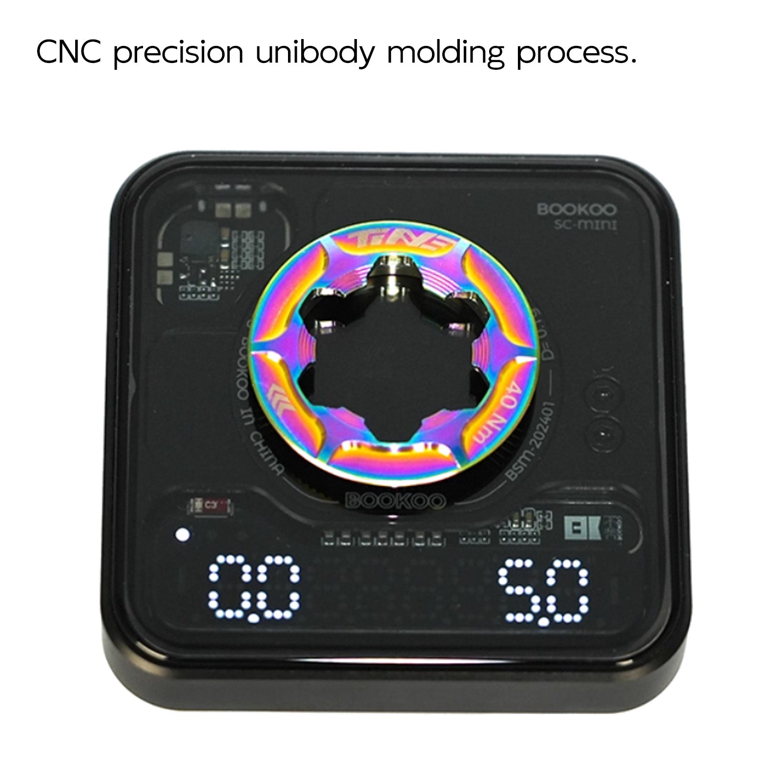 Center-Lock Disc Brake Lock-Ring Cap, Aurora Multicolor