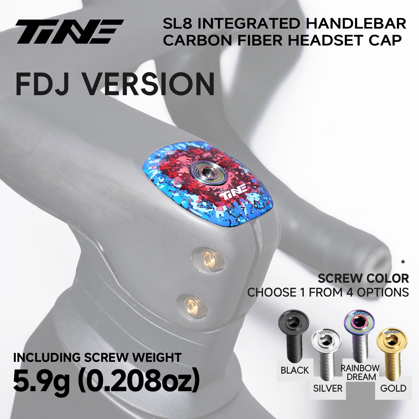 Carbon Headset Top Cover compatible with S-WORKS Roval Rapide, 8 Styles Option