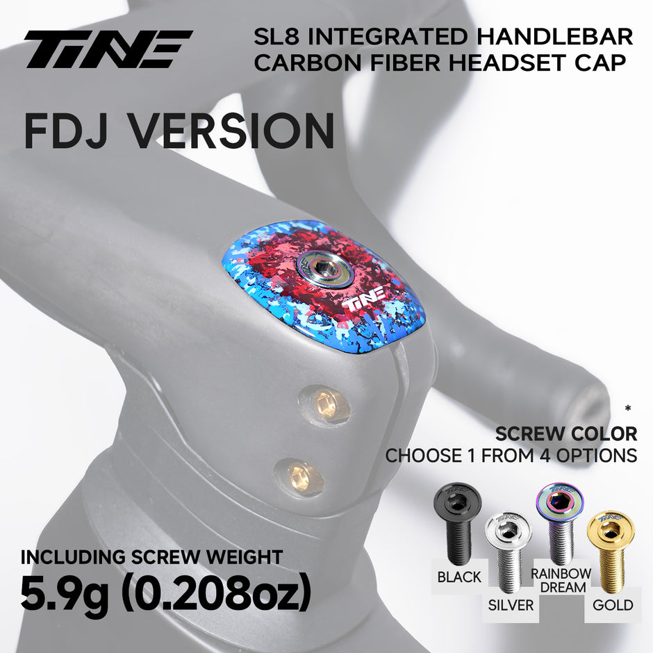 Carbon Headset Top Cover compatible with S-WORKS Roval Rapide, 8 Styles Option