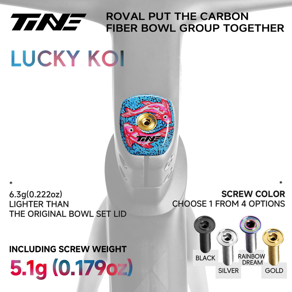 Carbon Headset Top Cover compatible with S-WORKS Roval Rapide, 8 Styles Option