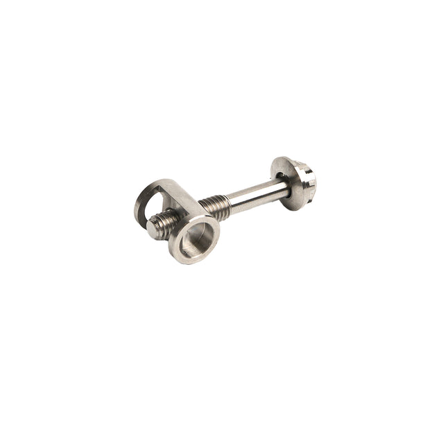 SL8-Specific Titanium Road Bicycle Seat-post Clamp, Lunar Silver