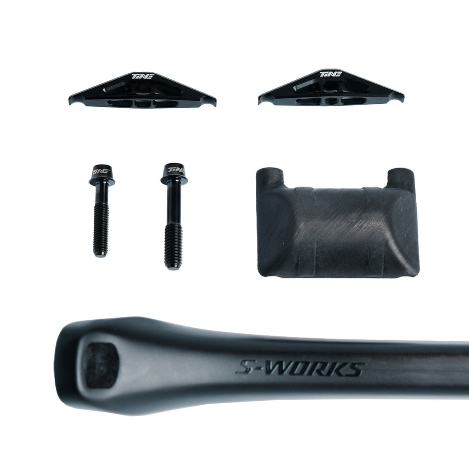 DARIMO-Compatible Seat-post and Clamp Assembly, Gloss Black