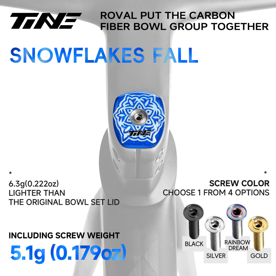 Carbon Headset Top Cover compatible with S-WORKS Roval Rapide, 8 Styles Option