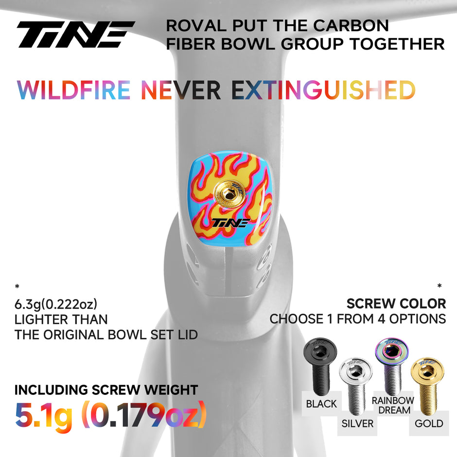 Carbon Headset Top Cover compatible with S-WORKS Roval Rapide, 8 Styles Option