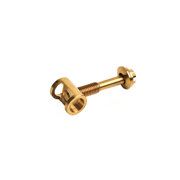 SL7-Specific Titanium Road Bicycle Seat-post Clamp, Solaris Gold