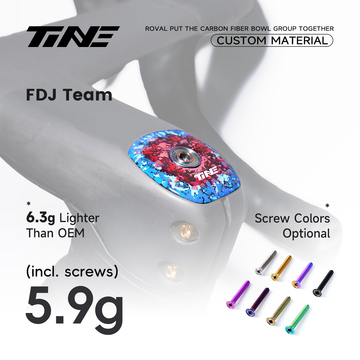 SL8 Integrated Carbon Headset Cap – FDJ/Quick-Step/RED/SD Team Editions