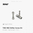 TiNE titanium shifter bolt kit for SRAM RED, argent shine, precision components