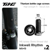 M5*10/14 | Hollow Titanium Alloy Water Bottle Cage Screws - Ultra-Light