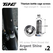 M5*10/14 | Hollow Titanium Alloy Water Bottle Cage Screws - Ultra-Light