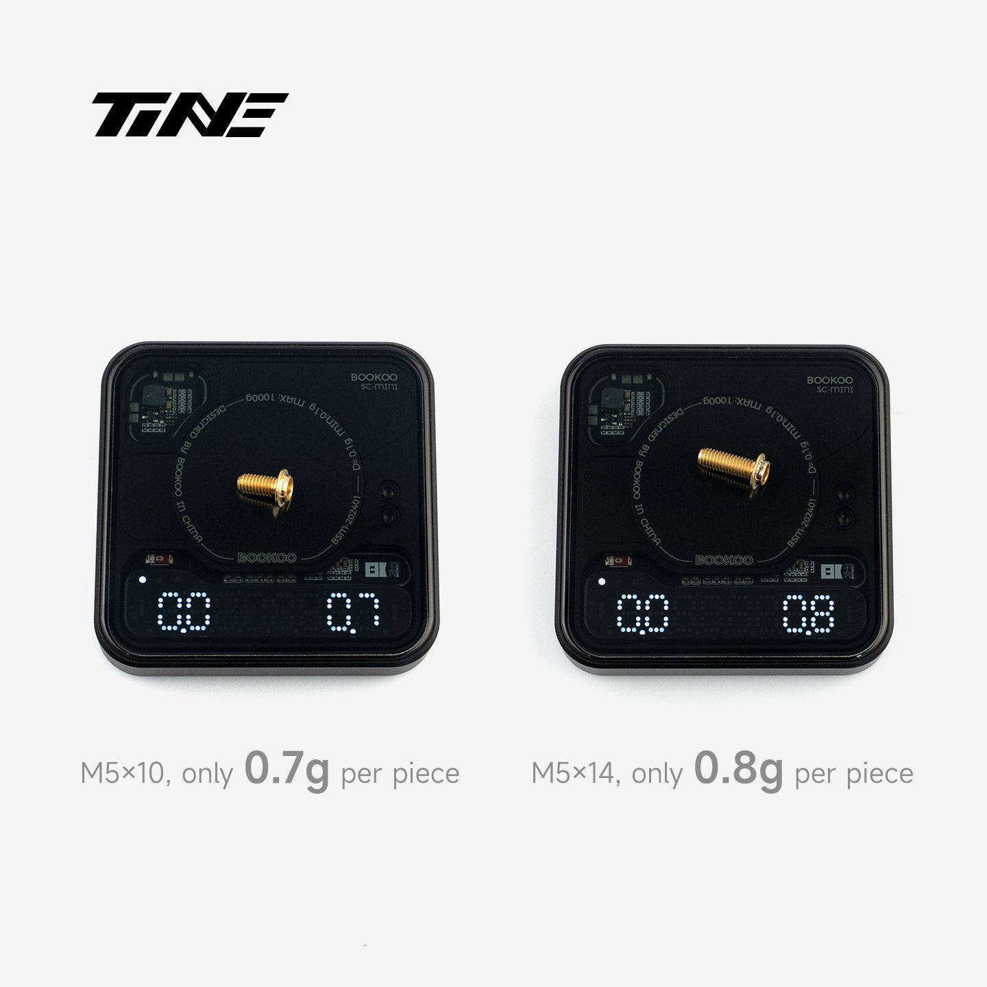 M5*10/14 | Hollow Titanium Alloy Water Bottle Cage Screws - Ultra-Light