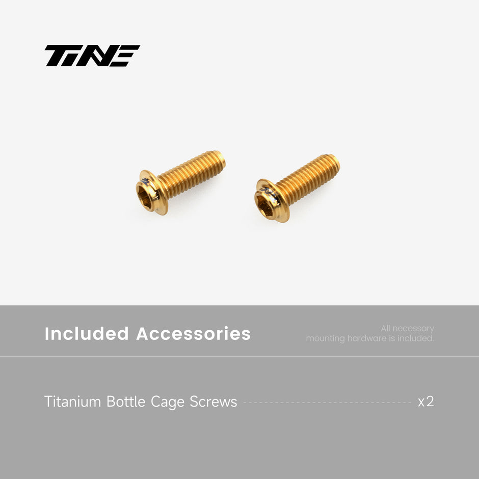 M5*10/14 | Hollow Titanium Alloy Water Bottle Cage Screws - Ultra-Light