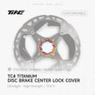 Brake disc external lock cover|Titanium roadbike center lock hubcap cover