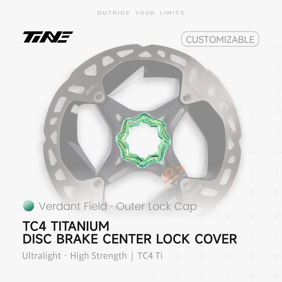 Brake disc external lock cover|Titanium roadbike center lock hubcap cover
