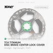 Brake disc external lock cover|Titanium roadbike center lock hubcap cover