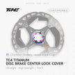 Brake disc inner lock cover|Titanium roadbike center lock hubcap cover