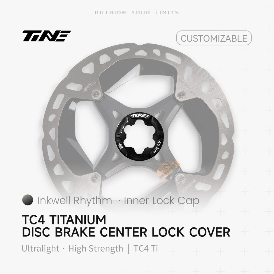 Brake disc inner lock cover|Titanium roadbike center lock hubcap cover