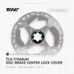 Brake disc inner lock cover|Titanium roadbike center lock hubcap cover