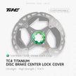 Brake disc inner lock cover|Titanium roadbike center lock hubcap cover