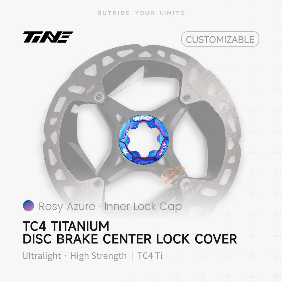 Brake disc inner lock cover|Titanium roadbike center lock hubcap cover