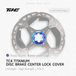 Brake disc inner lock cover|Titanium roadbike center lock hubcap cover