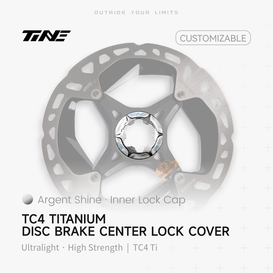 Brake disc inner lock cover|Titanium roadbike center lock hubcap cover