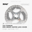 Brake disc inner lock cover|Titanium roadbike center lock hubcap cover