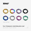 Brake disc inner lock cover|Titanium roadbike center lock hubcap cover