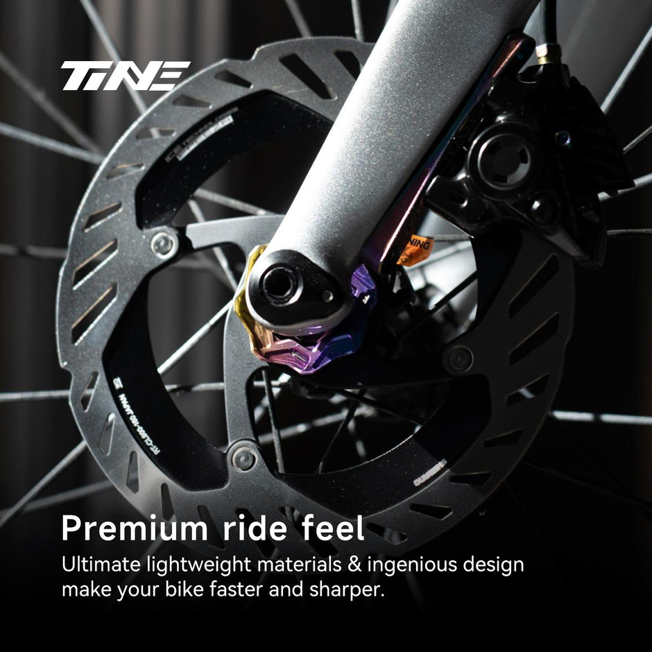 Brake disc inner lock cover|Titanium roadbike center lock hubcap cover