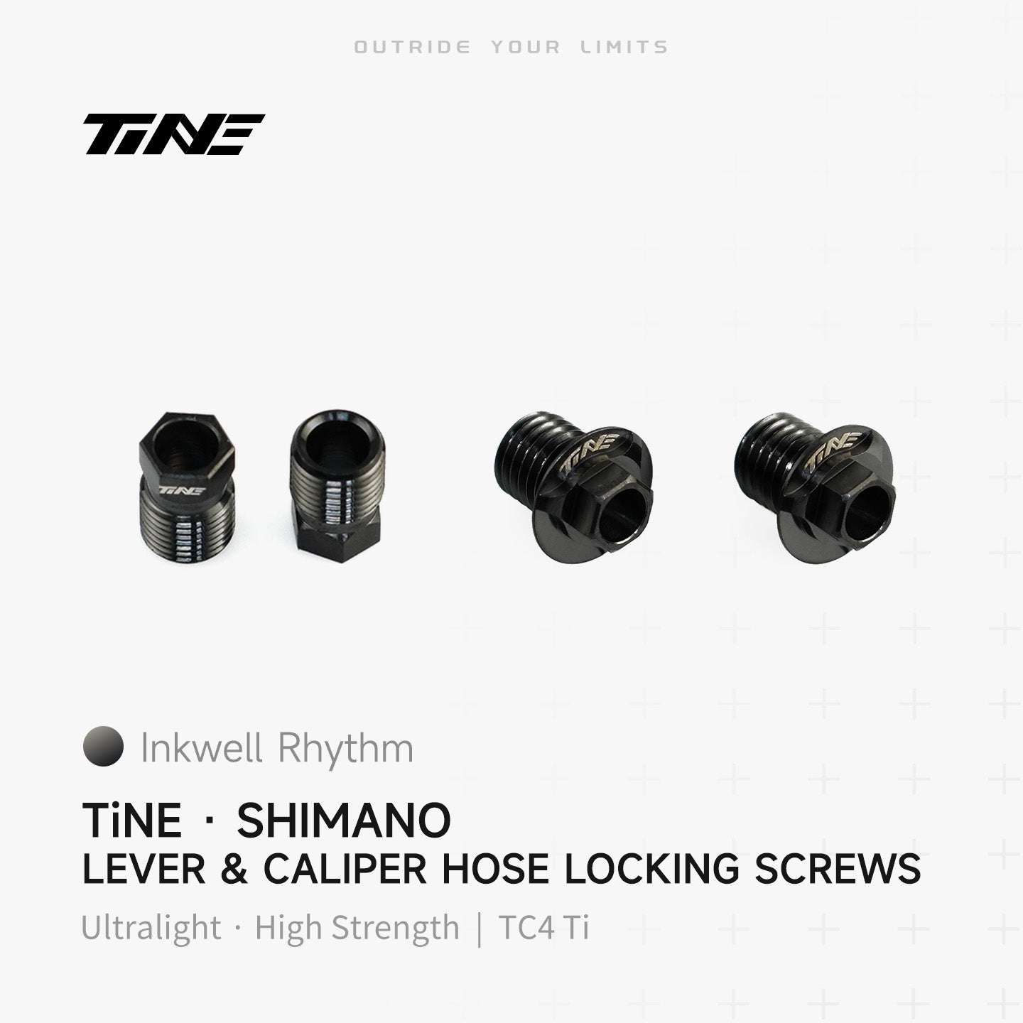 Shimano Bremssattel & Hebel Hydraulikschlauch-Klemmschrauben | Ultraleichtes Titan-Modifikationsteil