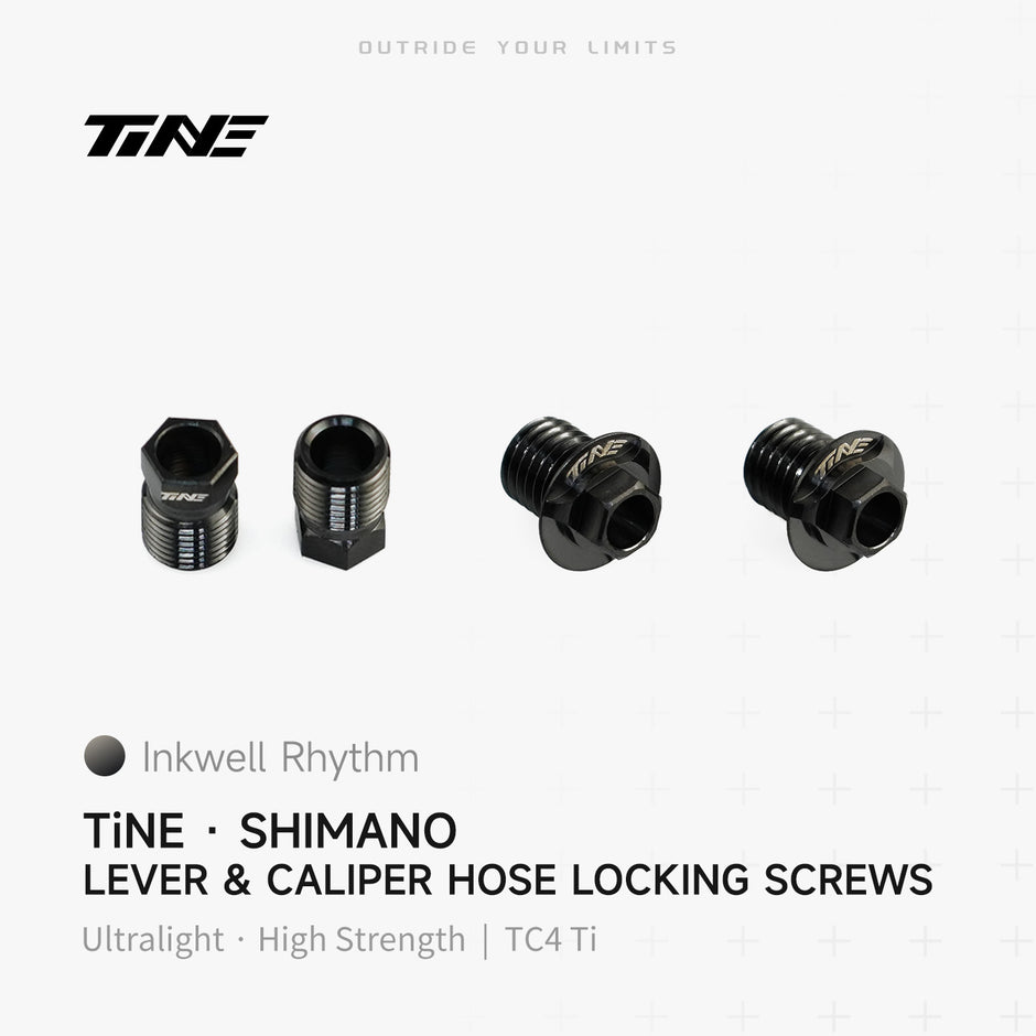 Shimano Bremssattel & Hebel Hydraulikschlauch-Klemmschrauben | Ultraleichtes Titan-Modifikationsteil