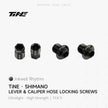 Shimano Bremssattel & Hebel Hydraulikschlauch-Klemmschrauben | Ultraleichtes Titan-Modifikationsteil