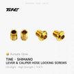 Shimano Bremssattel & Hebel Hydraulikschlauch-Klemmschrauben | Ultraleichtes Titan-Modifikationsteil