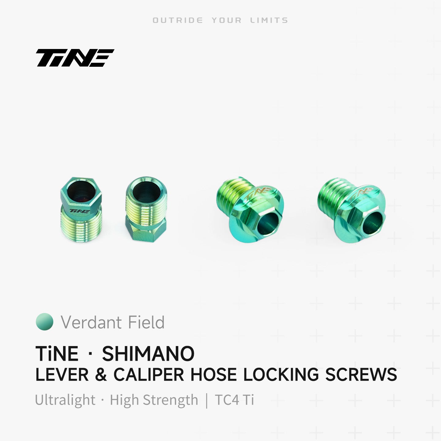 Shimano Bremssattel & Hebel Hydraulikschlauch-Klemmschrauben | Ultraleichtes Titan-Modifikationsteil